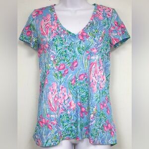 NWOT Lily Pulitzer Amalfi Blue Best Fishes